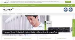 Desktop Screenshot of plutex.de